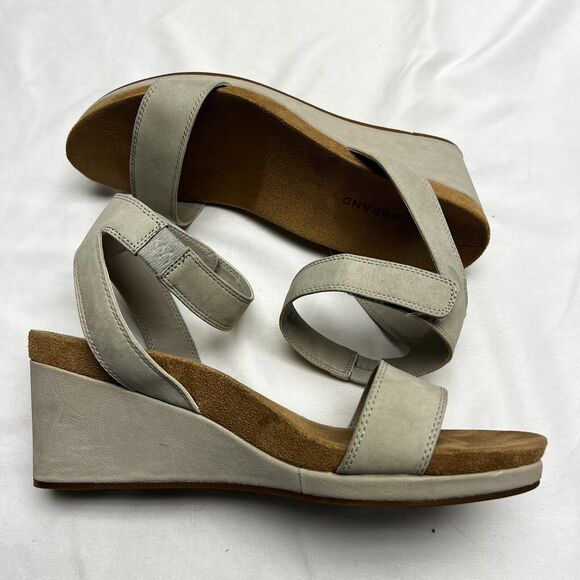 Lucky Brand Women's Lot KANOA & KARSTAN Ankle Strap Wedge Heel Sandals EUR 39 - Picture 11 of 13